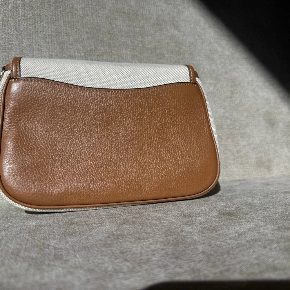 COACH Lucy Canvas and Leather Crossbody #CA622 - Picture 3 of 8